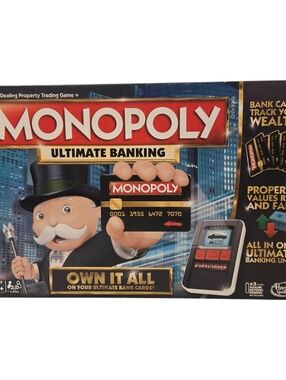 Monopoly Ultimate Banking 2015 Board Game **COMPLETE**